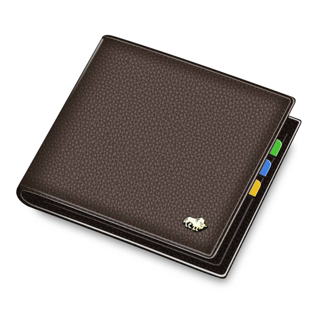 Elegante Geldbörse aus Leder Bags & Wallets Classic Men Office Styles cb5feb1b7314637725a2e7: Black|Brown|Dark Blue