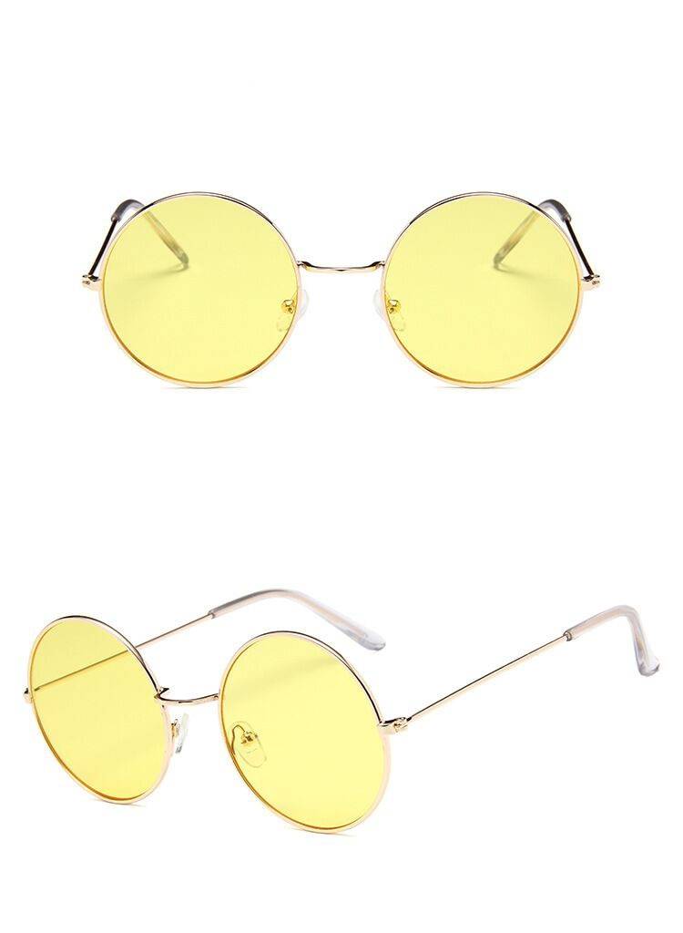 Women's Retro Mirror Round Sunglasses