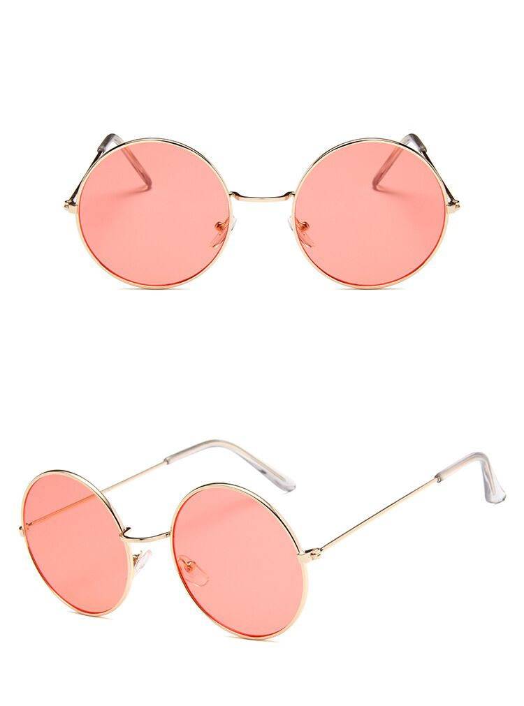 Women's Retro Mirror Round Sunglasses