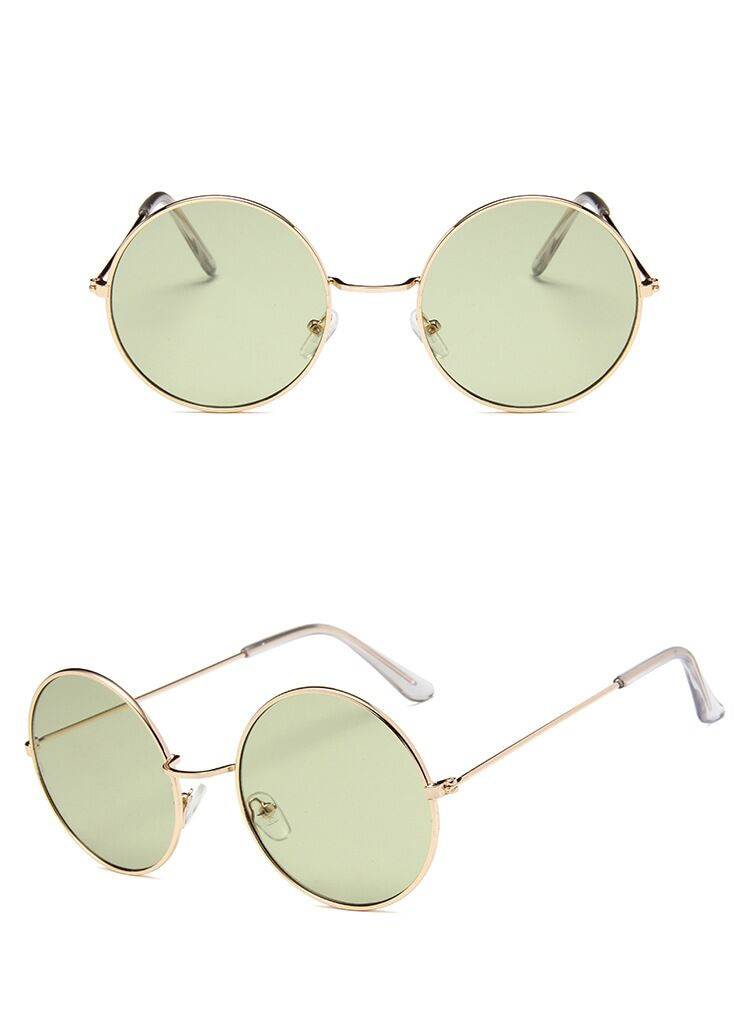 Women's Retro Mirror Round Sunglasses