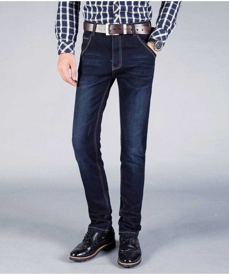 Men's Blue Straight Jeans