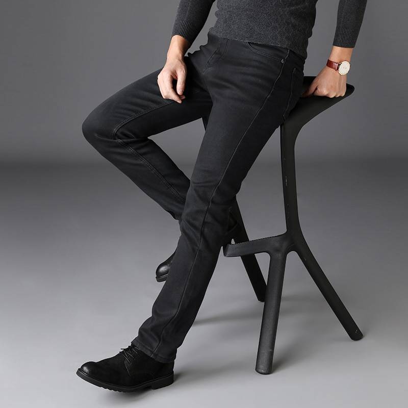 Men's Middle Waist Skinny Jeans