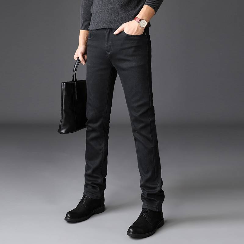 Men's Middle Waist Skinny Jeans