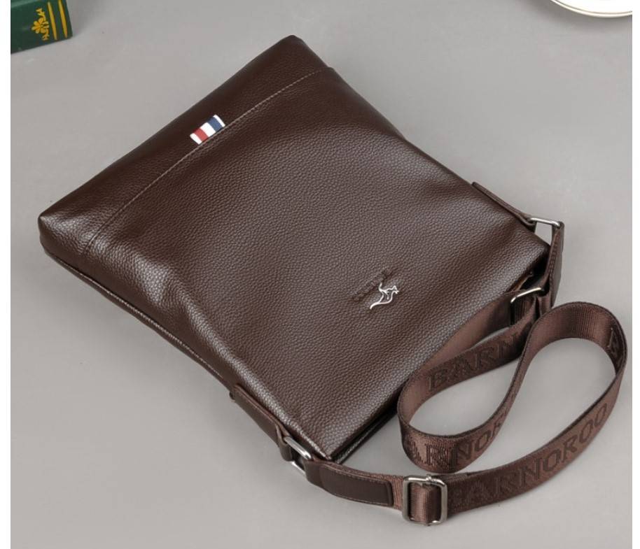 Men's Laconic Design Messenger Bag with Wallet