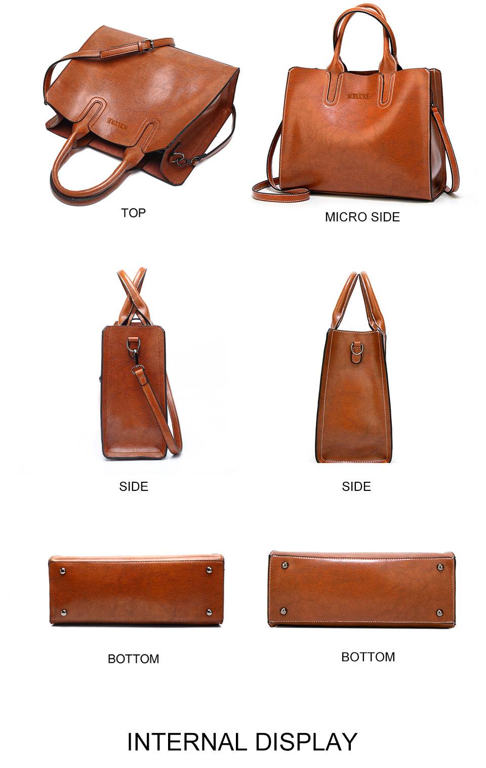 Women's Elegant Leather Shoulder Bag