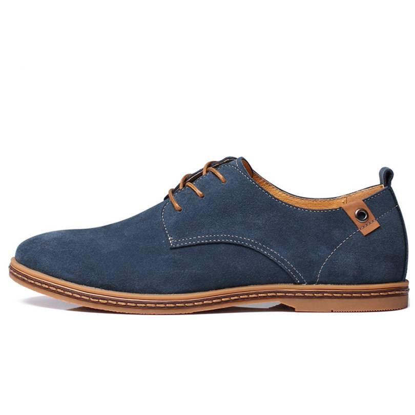 Elegante Kuh-Wildlederschuhe für Männer Footwear Men Clothing Office Styles cb5feb1b7314637725a2e7: Black|Blue|Brown|Camel|GRay|Green