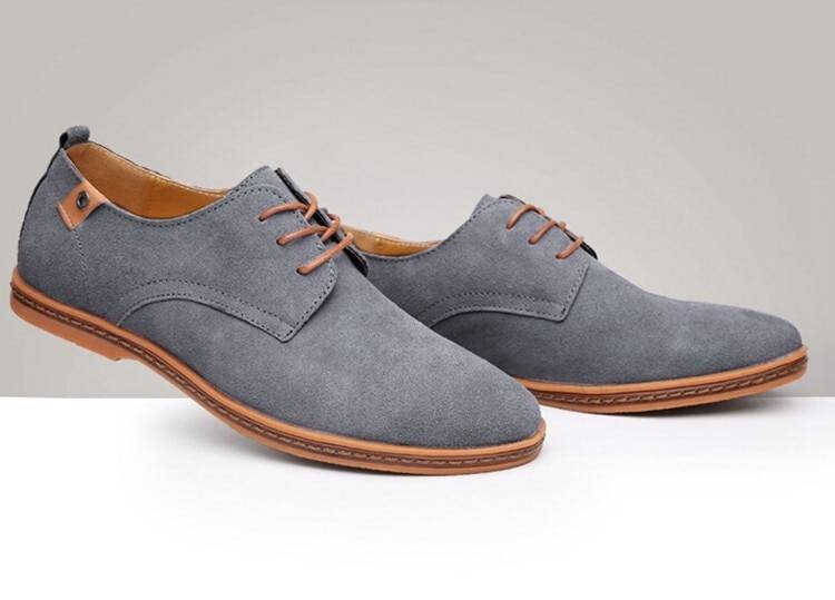 Men's Elegant Cow Suede Shoes