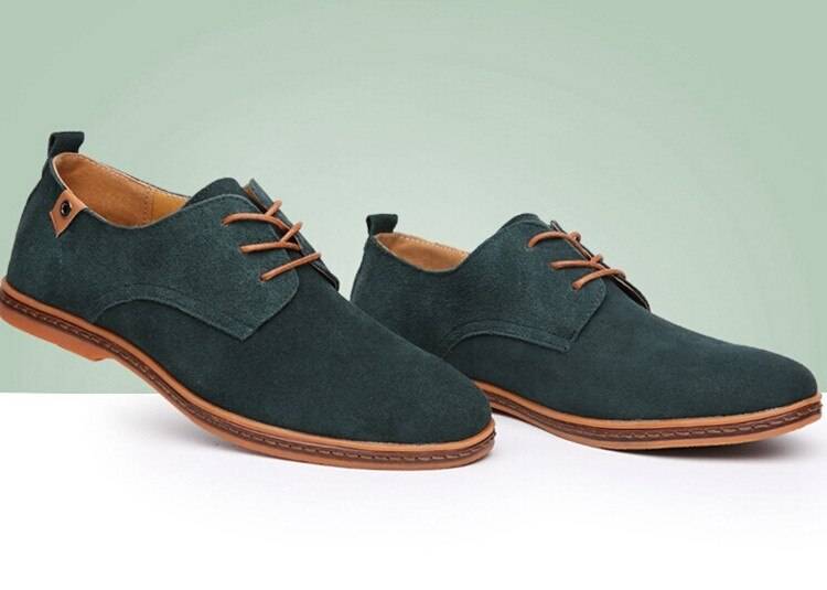 Men's Elegant Cow Suede Shoes