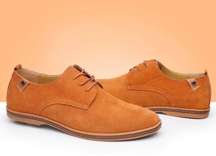 Men's Elegant Cow Suede Shoes