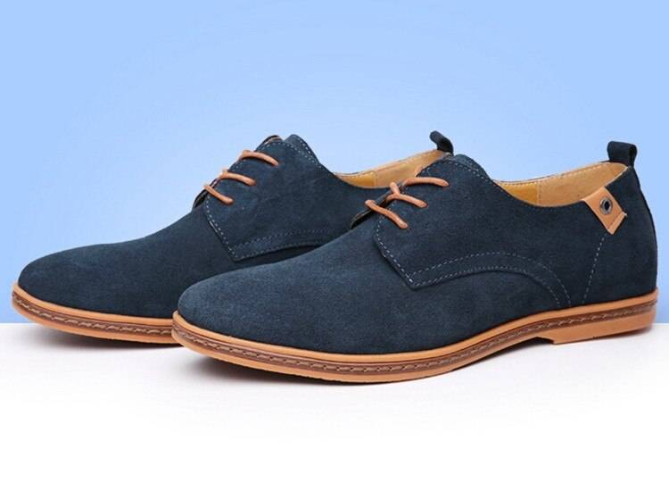 Men's Elegant Cow Suede Shoes