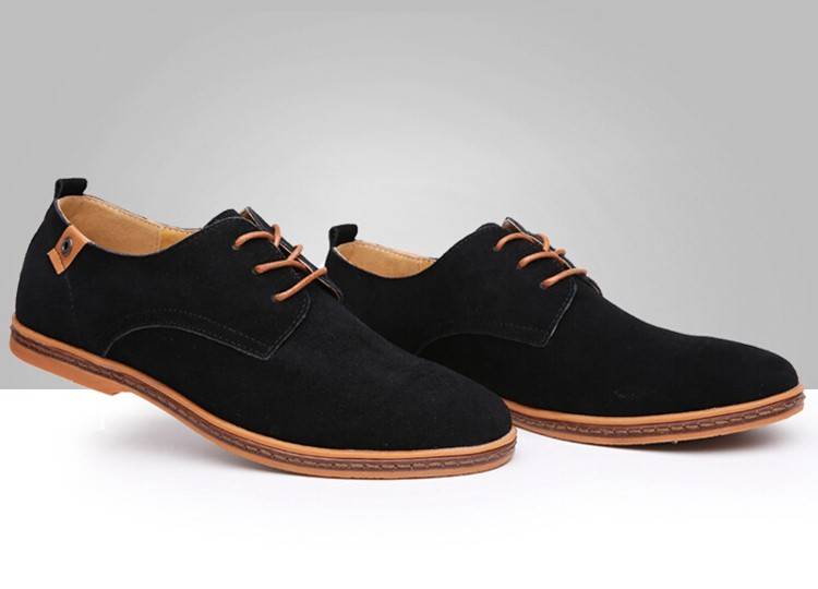 Men's Elegant Cow Suede Shoes