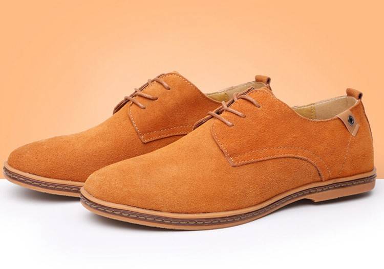 Men's Elegant Cow Suede Shoes