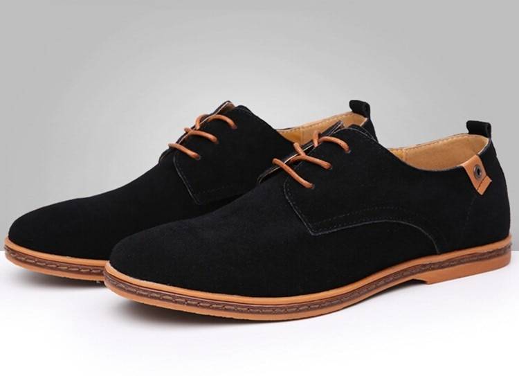 Men's Elegant Cow Suede Shoes