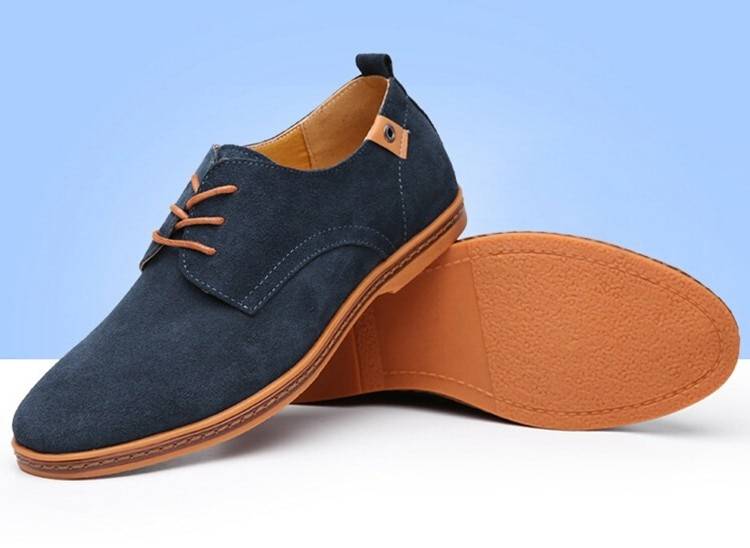 Men's Elegant Cow Suede Shoes