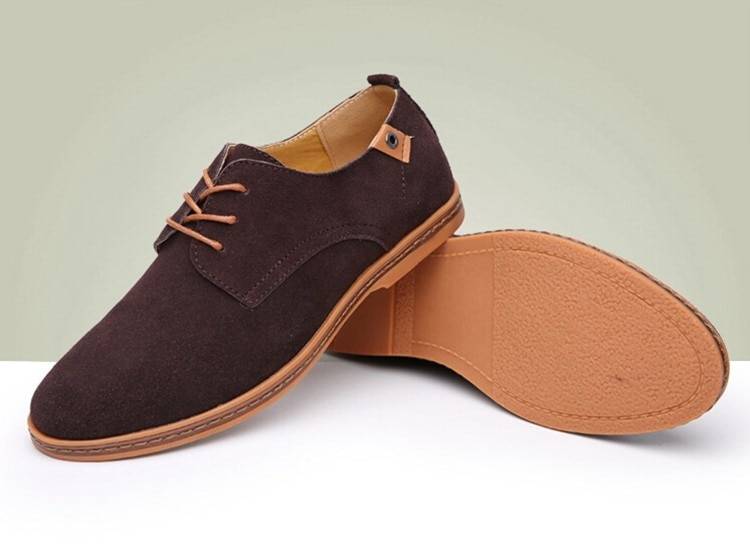 Men's Elegant Cow Suede Shoes