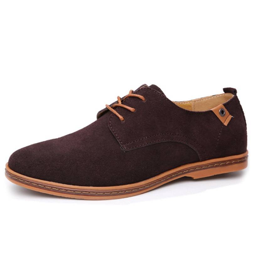 Elegante Kuh-Wildlederschuhe für Männer Footwear Men Clothing Office Styles cb5feb1b7314637725a2e7: Black|Blue|Brown|Camel|GRay|Green