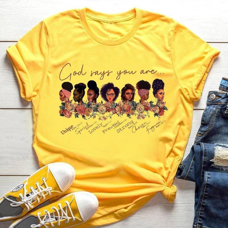 Female Casual Tshirts Summer New Fashion Melanin Black Girls Graphic Casual New In Styles Summer Collection Tops Women Clothing cb5feb1b7314637725a2e7: 18338-Pink|18338-Yellow|18339-Pink|18339-Yellow|18340-Pink|18340-Yellow|18341-Pink|18341-Yellow|18342-Pink|18342-Yellow|18343-Pink|18343-Yellow|18344-Pink|18345-Pink|18346-Pink|18346-Yellow|18347-Pink|18348-Pink|18349-Pink|18351-Pink|18352-Pink|18352-Yellow|18356-Pink|18357-Pink|White