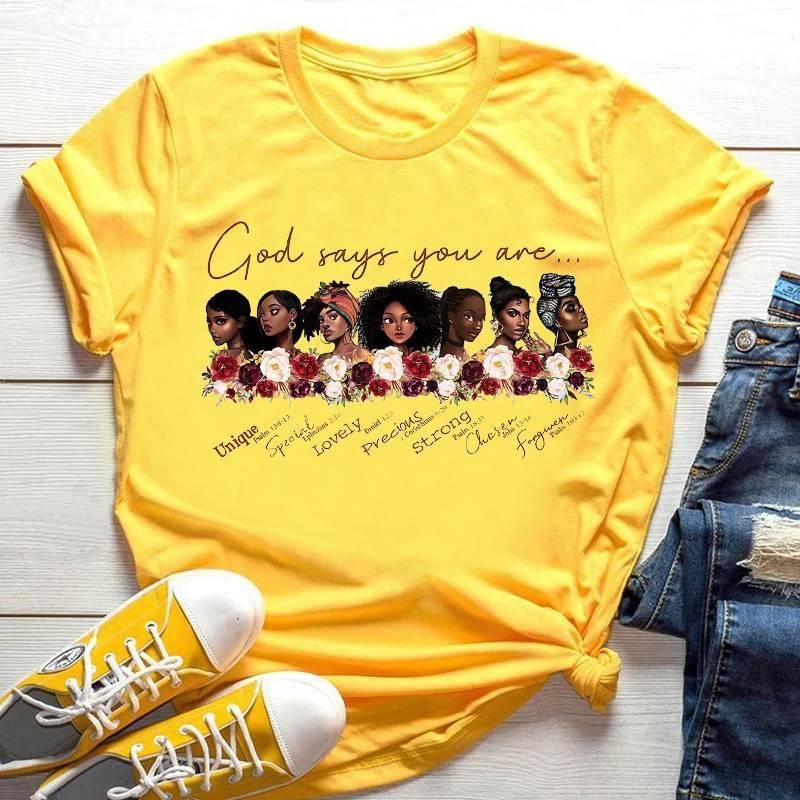 Female Casual Tshirts Summer New Fashion Melanin Black Girls Graphic Casual New In Styles Summer Collection Tops Women Clothing cb5feb1b7314637725a2e7: 18338-Pink|18338-Yellow|18339-Pink|18339-Yellow|18340-Pink|18340-Yellow|18341-Pink|18341-Yellow|18342-Pink|18342-Yellow|18343-Pink|18343-Yellow|18344-Pink|18345-Pink|18346-Pink|18346-Yellow|18347-Pink|18348-Pink|18349-Pink|18351-Pink|18352-Pink|18352-Yellow|18356-Pink|18357-Pink|White