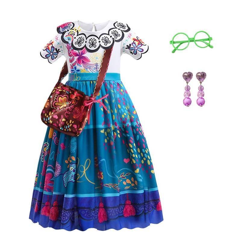 New Encanto Costume For Kids Mirabel Madrigal Cosplay Dress Girls Fancy Carnival Halloween Princess Dress Arty Dresses Styles Women Clothing a61dc102c047f8682bf539: 3T(100)|4T(110)|5T(120)|6T(130)|7-8T(140)|9-10T(150)