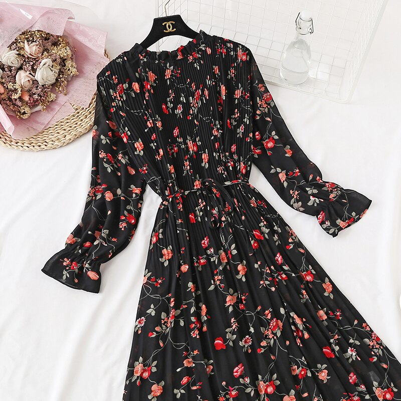 Women's Elegant Polka Dot Dress