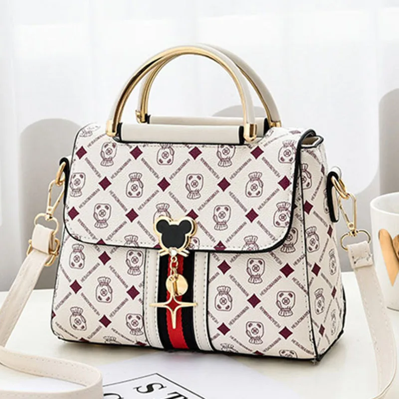 New Shoulder bag Women bag tote luxury designer handbag women Handbags leather Printed monogram single shoulder straddle bag Accessories Bags & Wallets Women Women cb5feb1b7314637725a2e7: Beige|Black|Coffee|Green